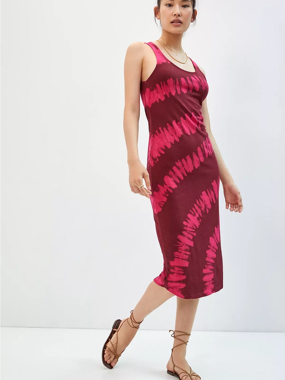 Daily Practice anthropologie tie dye midi dress 57273
